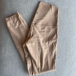 Tan Lululemon leggings